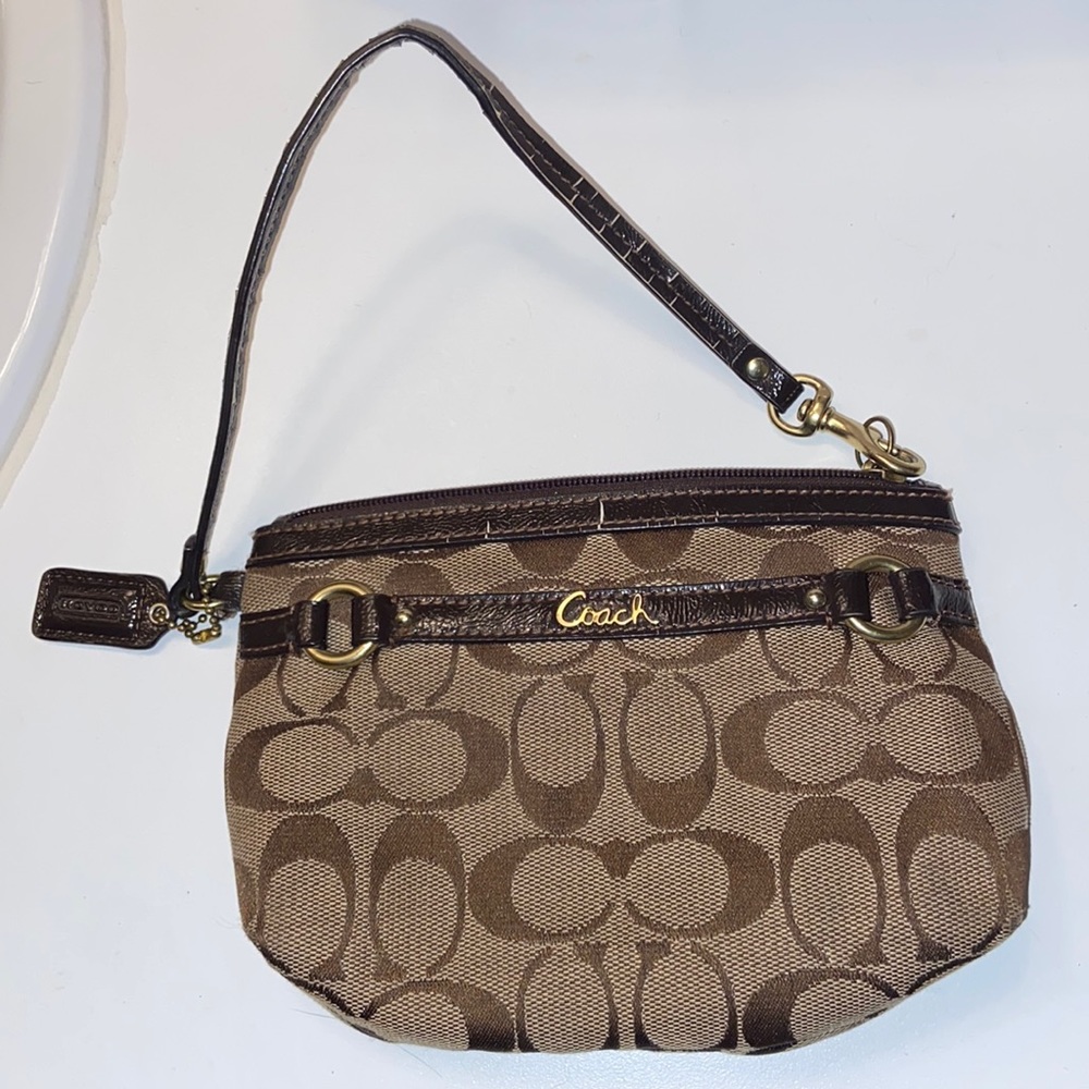 Vintage Coach wristlet